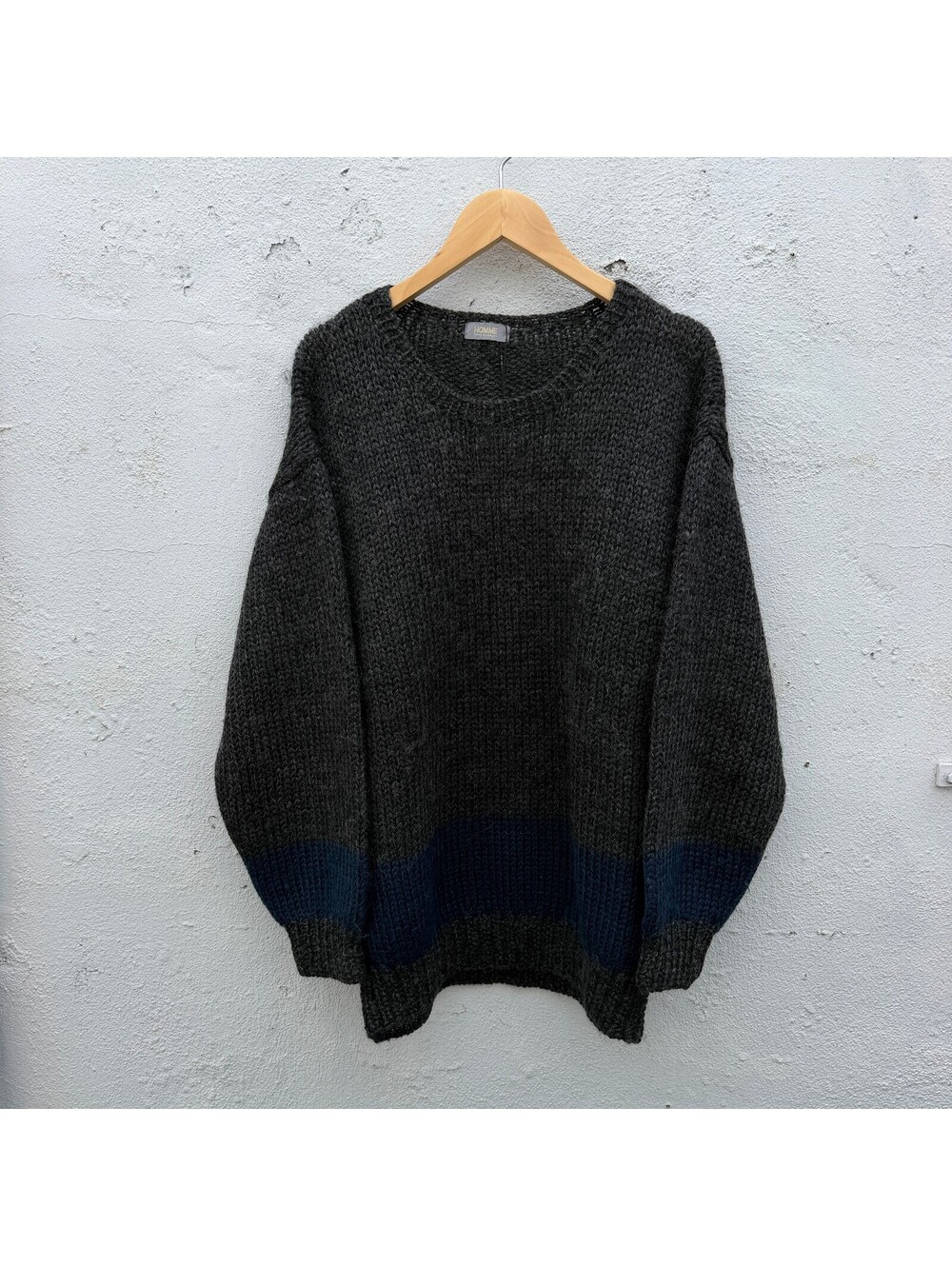 Vintage 80s Comme Des Garcons Homme Wool Knit Stripe Sweater